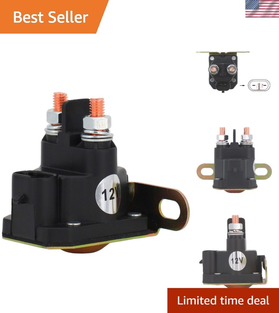 Robust 12V Starter Relay Solenoid, Compatible with Polaris RZR and Ranger Series