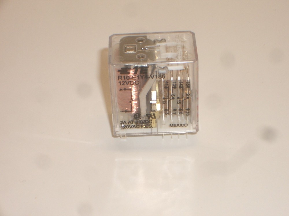 POTTER & BRUMFIELD R10-E1Y4-V185 4PDT 12VDC RELAY FOR DRAKE TR-7