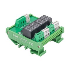 Relay Module 4 Channel 1Contact DIN Rail Mount AC230V Interface Relay…