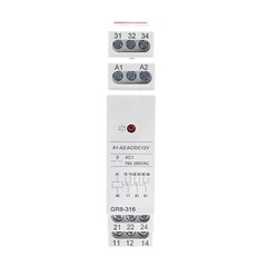 NEW Intermediate Relay Auxiliary Relay 3 SPDT Din Rail 16A GR8-316 AC/DC12V