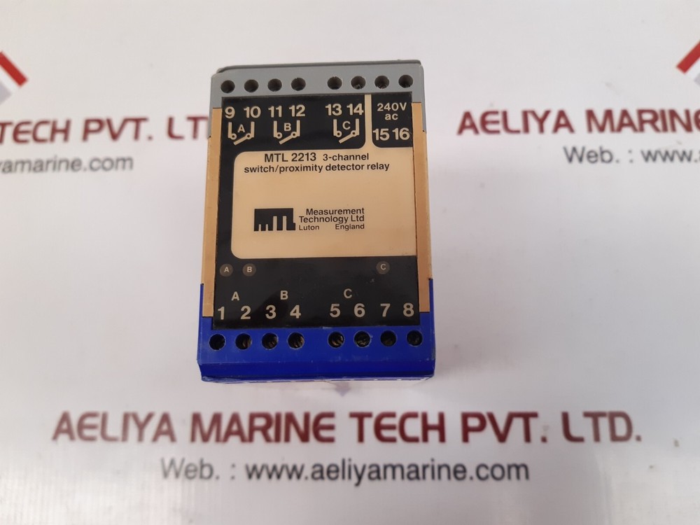 Measurement Technology mtl2213 Channel Switch Detector Relay