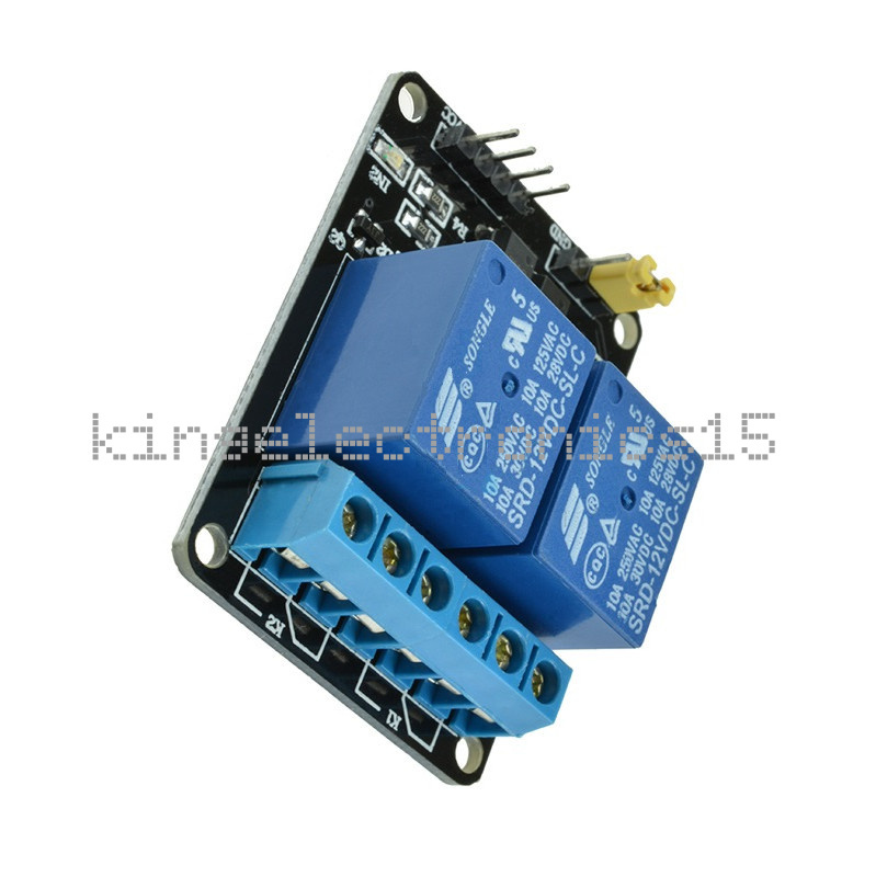 12V 2–Channel Relay Module for Arduino PIC ARM DSP AVR Electronic K9