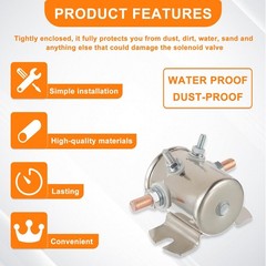 12V 300A Continuous Duty Solenoid Relay 4-Terminal Golf Cart Heavy Duty