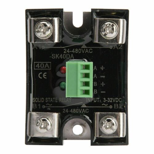 1Pcs For BERM single phase solid state relay dual channel control BERM-SK40DA