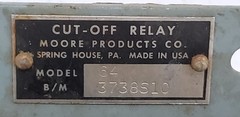 MOORE MODEL 64 CUT-OFF RELAY, 3738S10, NNB