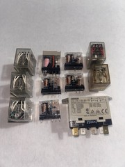 Lot Of Used & New Omron Relays (As Shown)