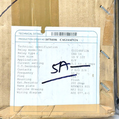 ALSTOM CAG14AF15A INSTANTANEOUS EARTH FAULT RELAY CAG C.T. SEC. 5 AMP