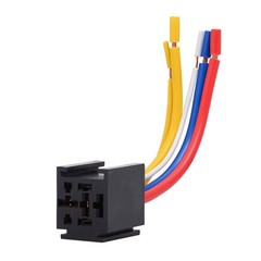 2 Packs Car Relay with Harness Truck Motor Heavy Duty 5-Pin 80A 12V Relay On/Off