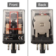 Small Intermediate Relay MK2P I 8 Pin 10A 250VAC AC 220V for Communication