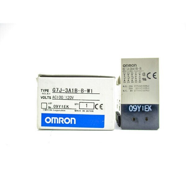 Omron Automation G7J-3A1B-B-W1 AC100/120 RELAY, E-MECH, 3PST-NO, SPST-NC, CUR-RT