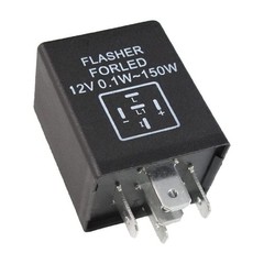 12V 5-Pin EP27 LED Relay – Automatic Turn Signal Flasher for Hyper Flash Issues