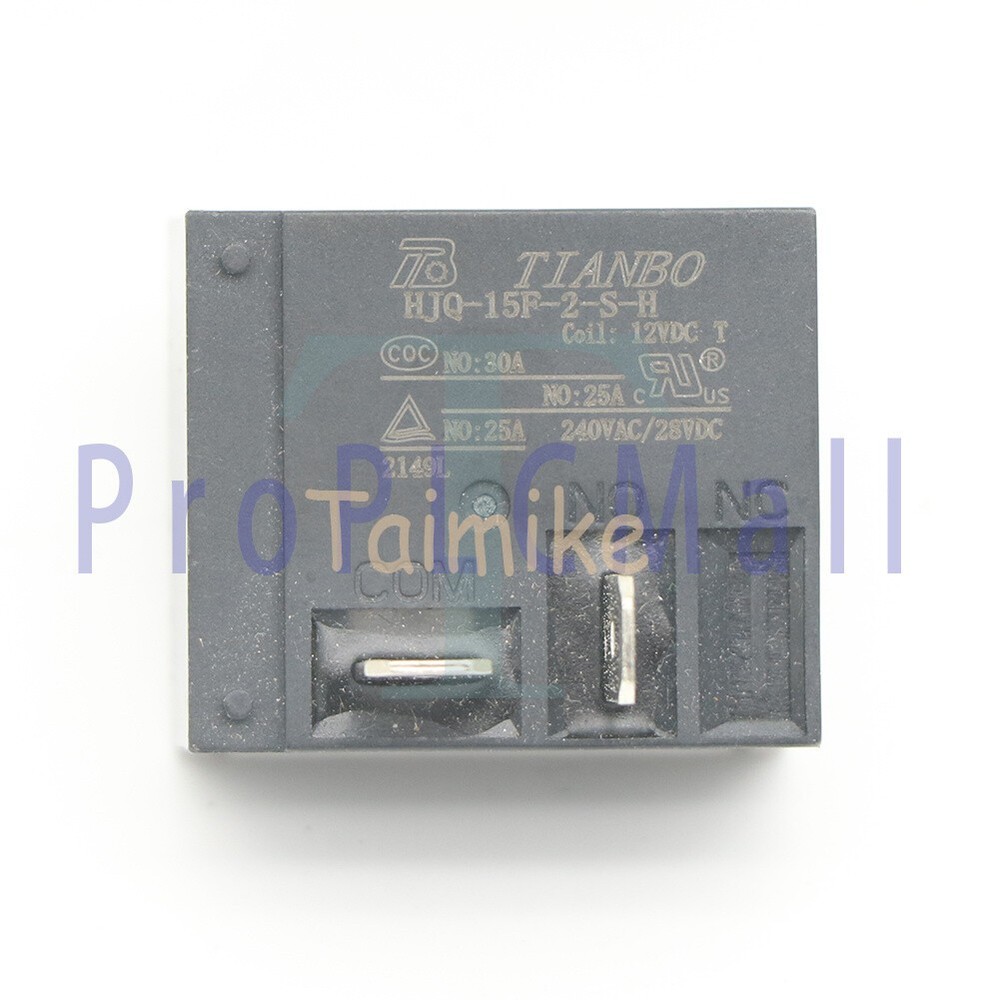 5pcs HJQ-15F-2-S-H 12VDC Power Relay 4Pins US