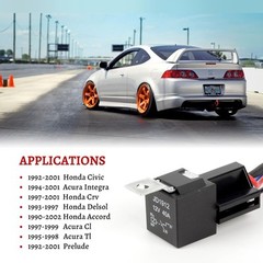 Main Relay Conversion Kit Compatible with 92-01 Civic 94-01 Integra 97-01 CRV…