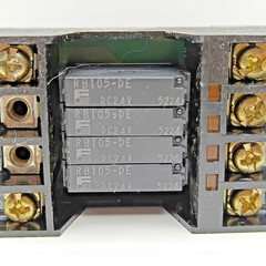 Fuji Electric RS4N-DE DC24V 4PST 5A Relay Module 4x RB105-DE Used
