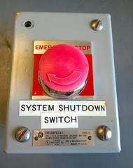 GE CR104PEG11 ENCLOSURE with EMERGENCY STOP TWIST BUTTON