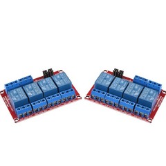 2 PCS 12V 4 Channel Relay Module with Optocoupler Isolation, Relay Board with…