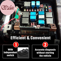 9038A Relay Bypass Switch Kit with Amp Loop, Pack of 6 Relay Tester Diagnostic S