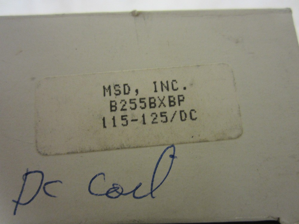 MSD INC. B255BXBP RELAY