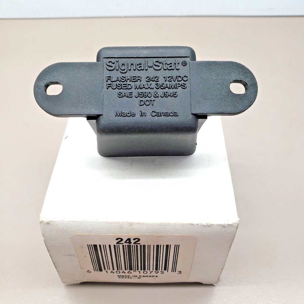 Signal Stat Flasher 242 12VDC 2 Pin Relay 35A Max Fused SAE J590 & J945 DOT