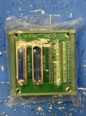 Electronics-Salon DB25 D-SUB DIN Rail Mount Interface Module, Male/Female, DSUB