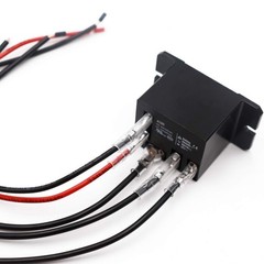 2PCS Power Relay AC120V Coil, 30A SPDT(1NO 1NC) with Flange Mounting and 10 Quic