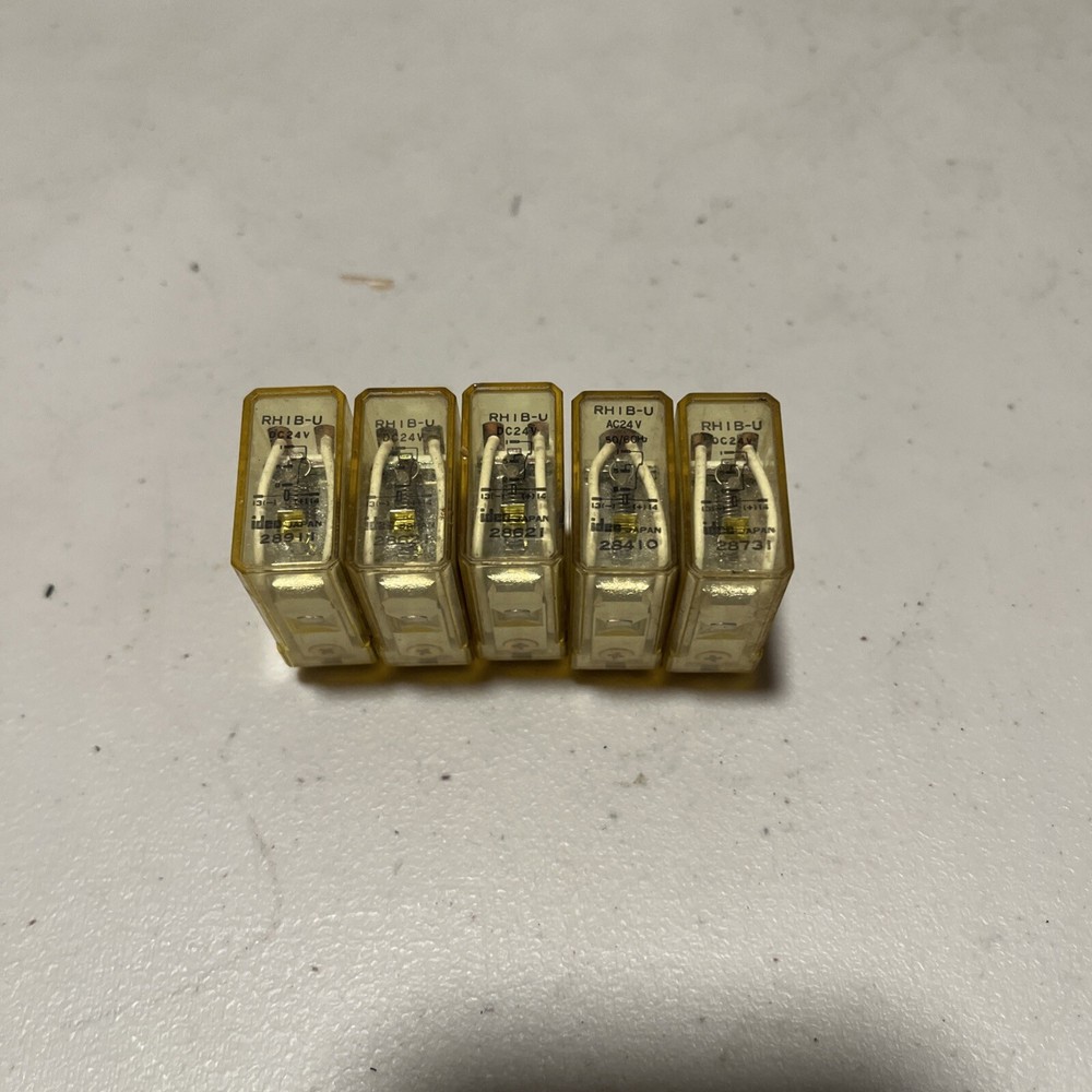 IDEC RH1B-U AC24V Control Relay Lot Of 5