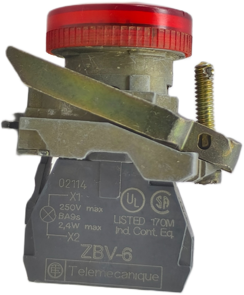 Telemecanique ZBV-6 Light Module Contact Block 250V Max BA9s 2.4 W Max 02165