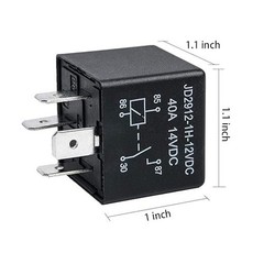 4 Pack Car Relay 4 Pin 12V 40 Amp Model No : JD2912-1H-12VDC 40A 14VDC, Car R…