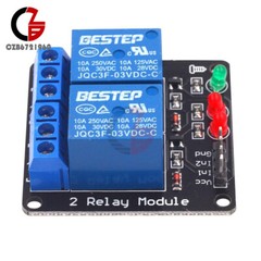 3V 3.3V 2 channel 3V Relay Module Low Level Trigger w/ Light Output for Arduino