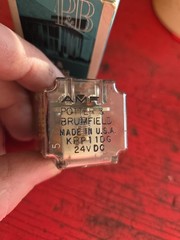 POTTER & BRUMFIELD KRP11DG 10A 24V RELAY NEW OLD STOCK NOS UNUSED