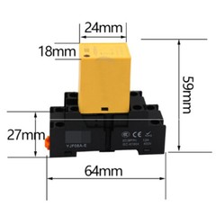 Rail Type Solid State Relay for MGR JGX-5F-MY 5A 3-32 VDC 24-380 VAC DC-AC