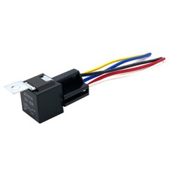5- 25x JD1914 12V 30/40Amp 5-Pin SPDT Automotive Relay w/ Wires & Harness Socket