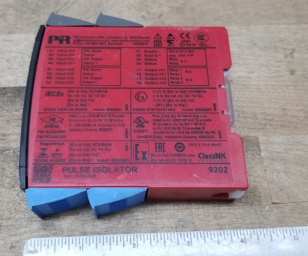 PR Electronics 9202B2B-U9 PULSE ISOLATOR, version 9202-003 #2