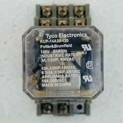 Tyco Electronics KUP-14A35-120 Relay With SR3B-05 Socket