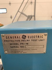 General Electric PR-76 Protective Relay Test Unit