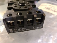Omron PF083A-E Relay Base Socket, 8 Pin, Din Rail Mount NEW 10A 250V