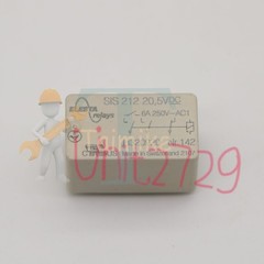 1PC NEW ELESTA SIS212 20.5VDC Power Relay 6A 250VAC 7Pins
