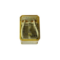 IDEC RH2B-U AC24V Plug-In Power Relay 24VAC 10A DPDT 8-Pin Industrial