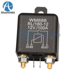 12V/24V 100A/200A 4Pin Automotive Relay Normally Open Switch Relay For Car Boat