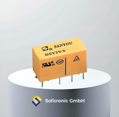 5 X DSY2Y-S-224L Sanyou 2 Pole Relay 24V 1A L 8 Pin 5pcs.