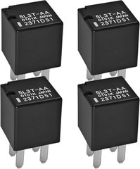 Relay 5L3T-AA (Pack of 4) – 12VDC 20A 4-Pin Automotive Oil Pump Starting Relay –
