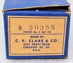 New C.P. Clare & Co. 30388 Rotary Stepping Switch Relay 7500 Turns No 34 FMX