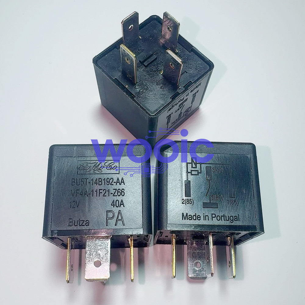 【2PCS】 OEM BU5T-14B192-AA VF4A-11F21-Z66 12V 40A 4Pin Relay for Ford Lincoln
