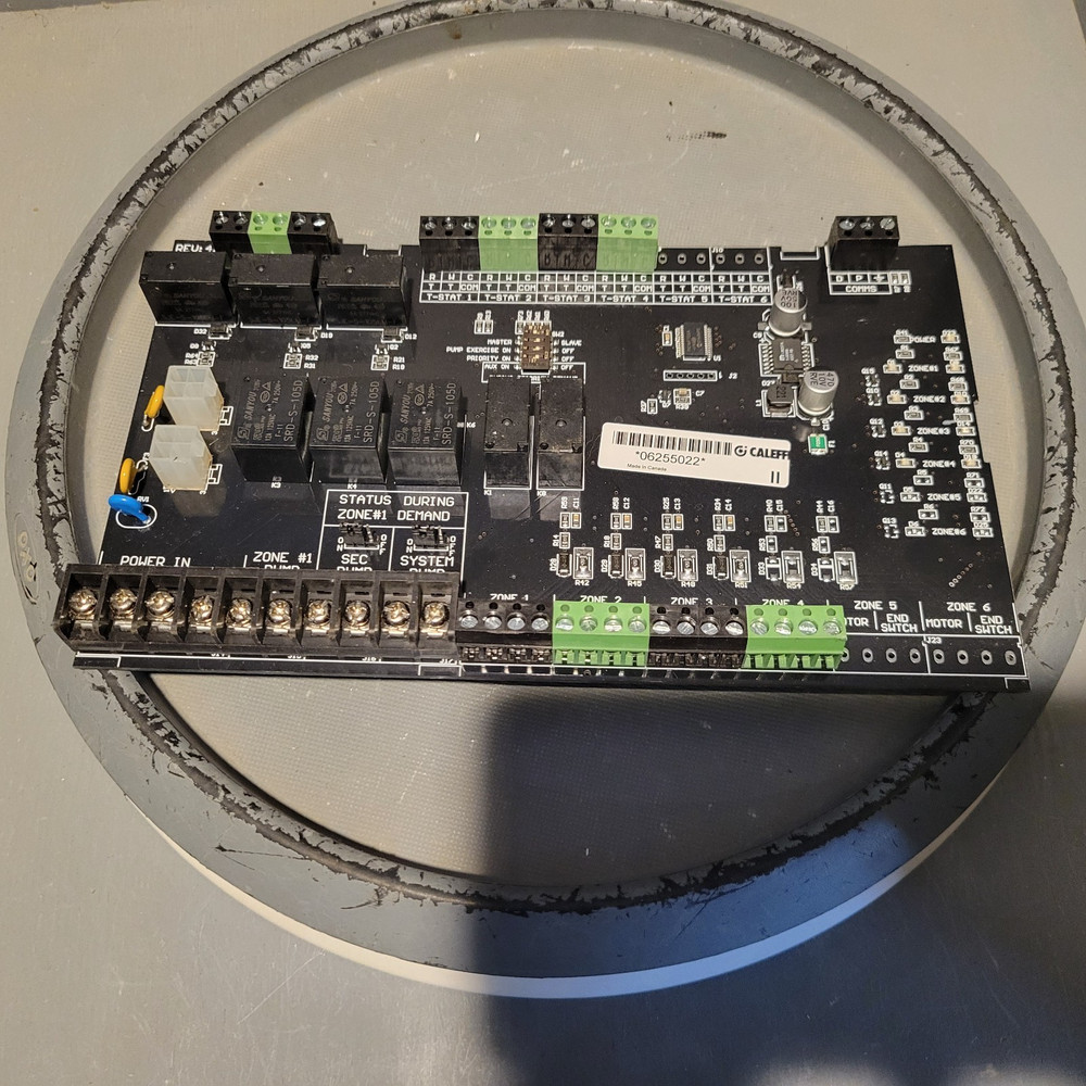 Caleffi Relay Control Board, MISSING 2 CONTACTS, ZSR10X Series