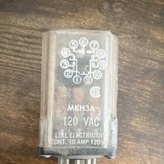 Line Electric MKH3A General Purpose Relay 11-Pin 3PDT 120VAC Coil Plug-In 10A