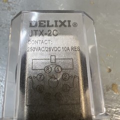 1PC DELIXI JTX-2C AC220V relay New