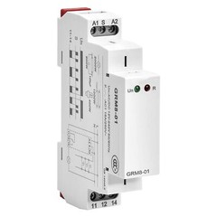 NEW GRM8-01 Electronic Impulse Relay AC/DC12V-240V Latching Relay Memory Relay