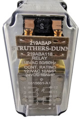 Struthers Dunn 219ABA118 Relay 118/120VAC 10A 24VDC 6615661-A1 12-Pin 1NO 1NC