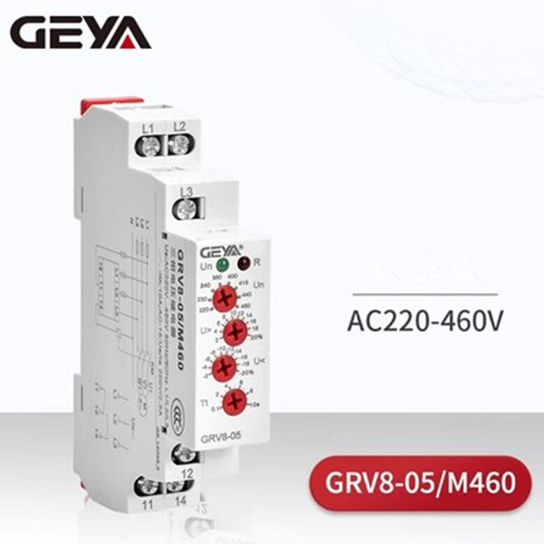 GEYA GRV8-05/M460 AC220-460 power-off delay time relay V delay device