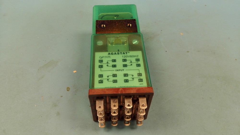 AGASTAT CONTROL RELAY 120 VAC MODEL GPINR NEW IN BOX WITH INSTRUCTIONS